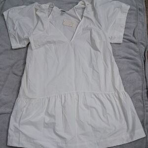 A New Day Ivory V-Neck Blouse